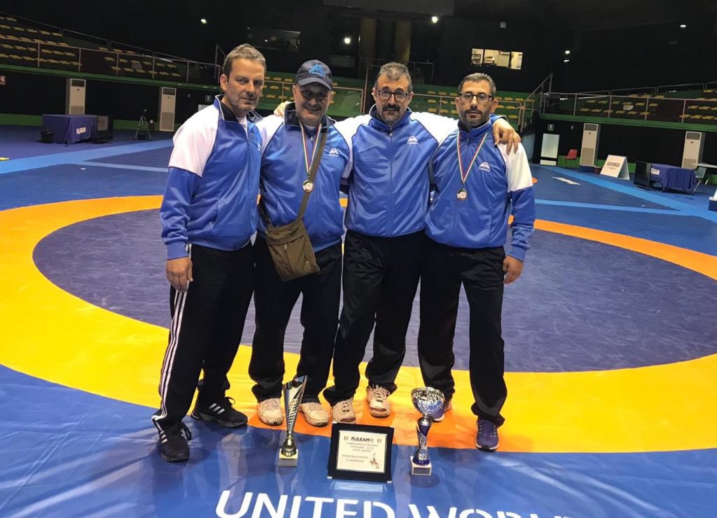 Gymnase sul podio ai Campionati Italiani Veterani di Lotta