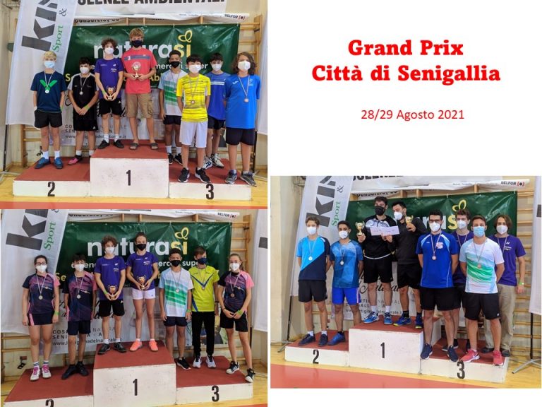 Tre medaglie al Grand Prix di Senigallia